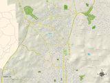 Political Map of Saks  AL