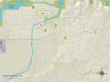 Political Map of South Oroville  CA