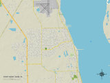 Political Map of Port Saint John  FL