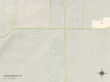 Political Map of South Greeley  WY