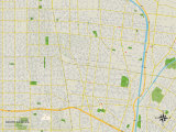 Political Map of South Gate  CA