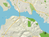 Political Map of Crockett  CA