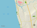 Political Map of Del Mar  CA
