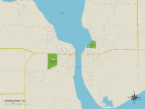 Political Map of Winneconne  WI