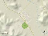 Political Map of Yountville  CA