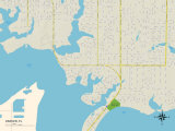 Political Map of Parker  FL