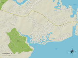 Political Map of Long Neck  DE
