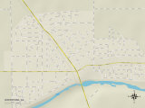 Political Map of Waterford  CA