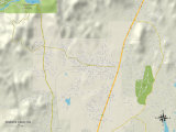 Political Map of Shasta Lake  CA