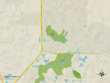 Political Map of Pebble Creek  FL