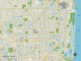 Political Map of Pembroke Pines  FL