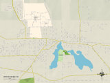 Political Map of Whitewater  WI