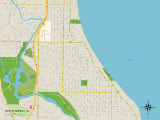Political Map of Whitefish Bay  WI