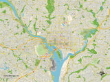 Political Map of Washington  DC