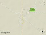 Political Map of South Dos Palos  CA