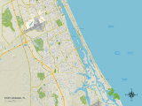 Political Map of Port Orange  FL