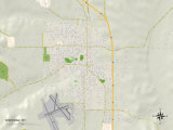 Political Map of Sheridan  WY