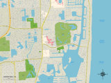 Political Map of Aventura  FL