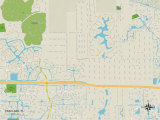 Political Map of Parkland  FL