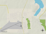 Political Map of Saratoga  WY
