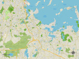Political Map of Quincy  MA