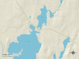 Political Map of Wayne  ME