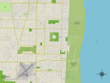 Political Map of Zion  IL