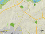 Political Map of Linthicum  MD