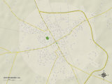 Political Map of Waynesboro  GA