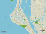 Political Map of Siesta Key  FL
