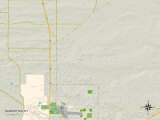 Political Map of Ranchettes  WY
