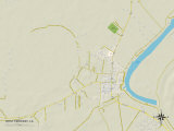 Political Map of West Ferriday  LA