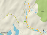 Political Map of Sloatsburg  NY