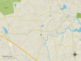 Political Map of Norwell  MA