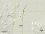 Political Map of Yerington  NV