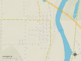 Political Map of Zilwaukee  MI