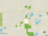Political Map of Northville  MI