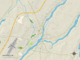 Political Map of Waterville  ME