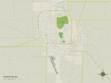 Political Map of Wahpeton  ND