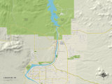 Political Map of Laughlin  NV