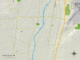 Political Map of South Valley  NM