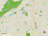 Political Map of Wyoming  MI