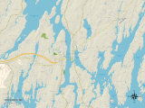 Political Map of Woolwich  ME