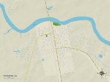 Political Map of Woodbine  GA