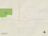 Political Map of New Town  ND