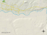 Political Map of Upper Fruitland  NM