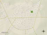 Political Map of Warrenton  GA