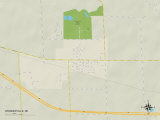 Political Map of Webberville  MI