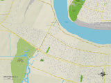 Political Map of Westwego  LA