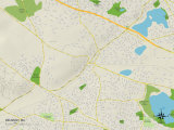 Political Map of Belmont  MA
